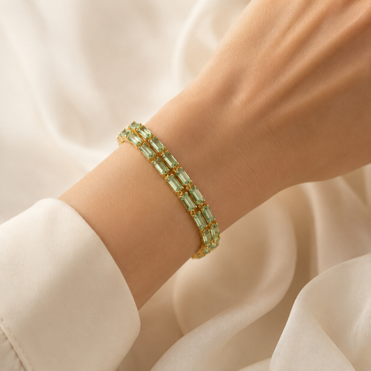 Sage Crystal Bracelet